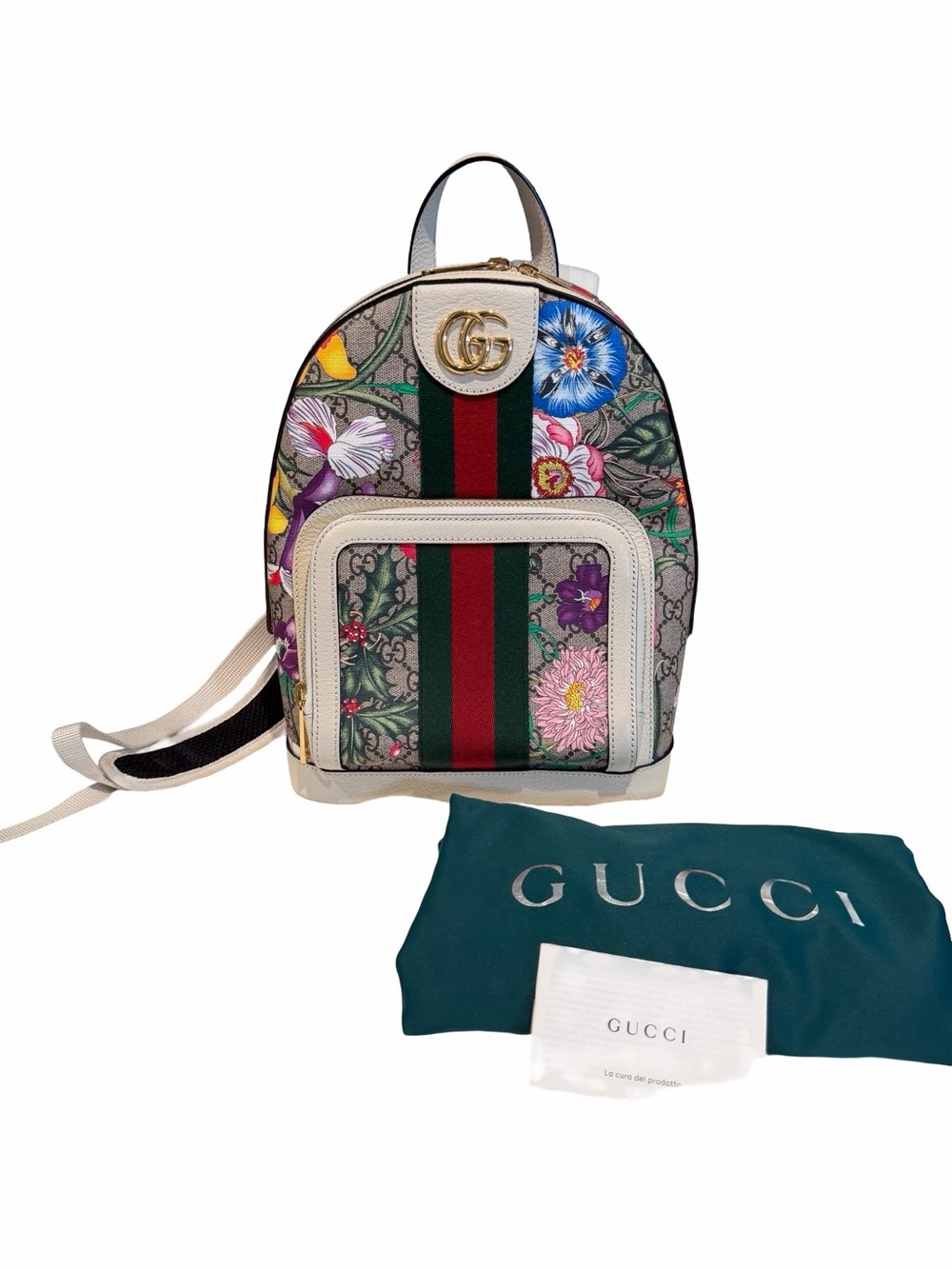 NEW Gucci Flora Ophidia Backpack Multicolor